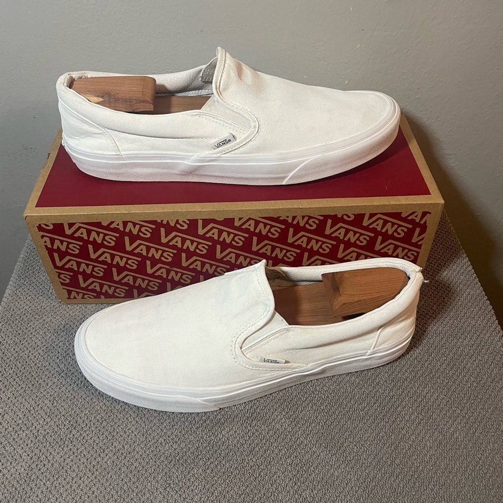 White vans size 12 men’s